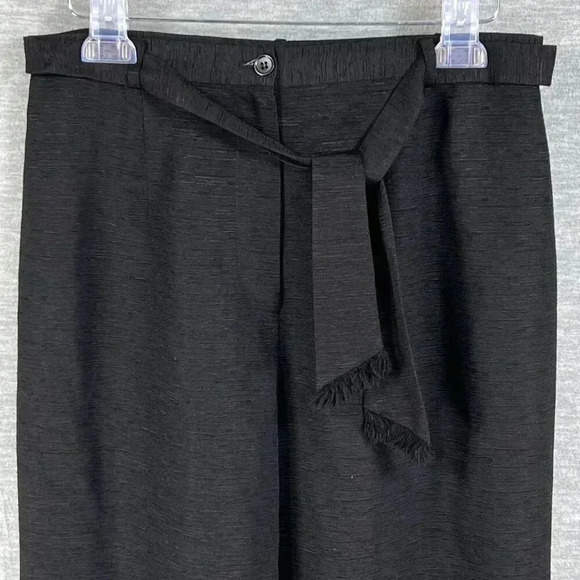 Due per Due Women 10 Bohemian 3 Piece Set 100% Silk Black Gold Embroidered Lined - Picture 7 of 16